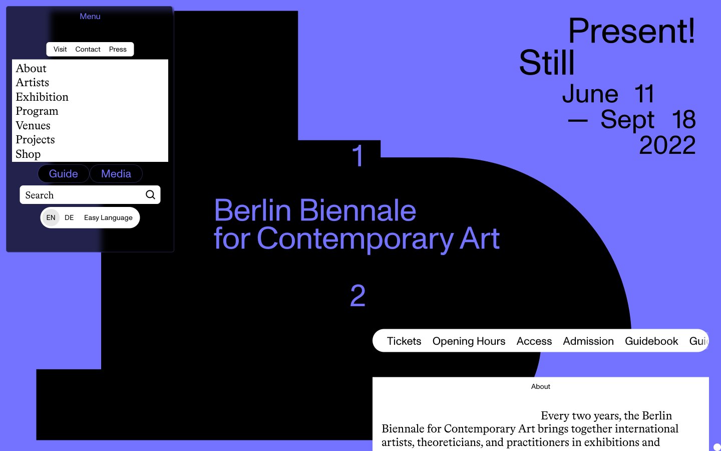 12th Berlin Biennale Historic Screenshot 2022